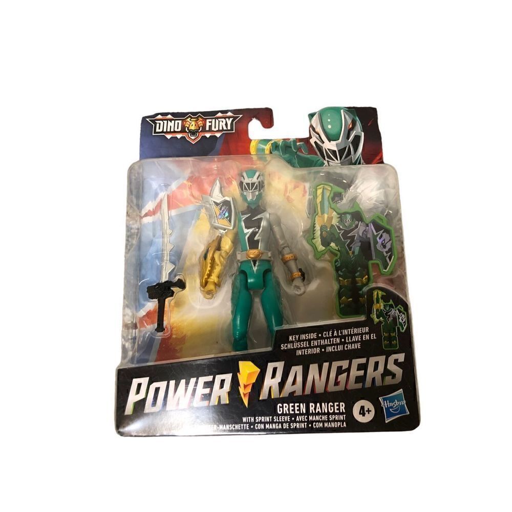 Power Rangers Dino Fury 6-Inch Action Figure Green Ranger Kids Toy NEW